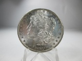 h-269 1880-S Choice Brilliant Unc Morgan Silver Dollar. Stunning coin with full mint luster