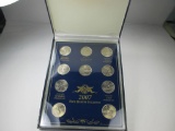 jr-61 2007 Limited Edition State Quarters set. P and D mint coins in plastic display with box