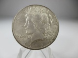 h-73 AU+ 1926-S Peace Silver Dollar. Excellent eye appeal on this nice coin