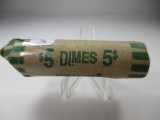 jr-79 Full unsearched roll of Roosevelt Silver Dimes