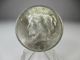 h-97 Choice Brilliant Unc 1923-P Peace Silver Dollar