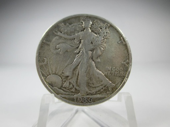 g-25 1936 Walking Liberty Silver Half Dollar