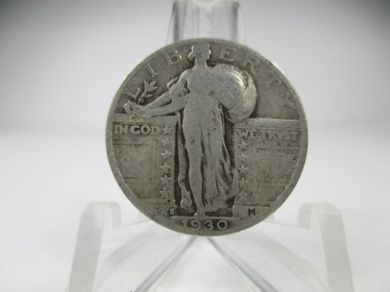 g-31 1930-S Walking Liberty Silver Half Dollar