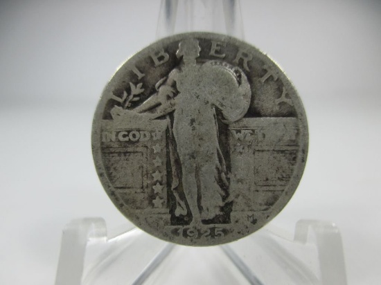 g-45 1925 Standing Liberty Silver Quarter