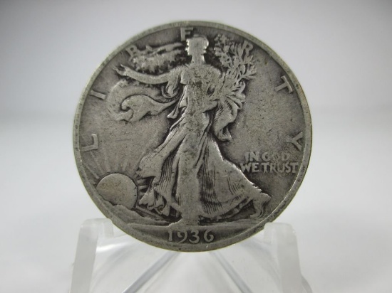 g-6 1936-S Walking Liberty Silver Half Dollar