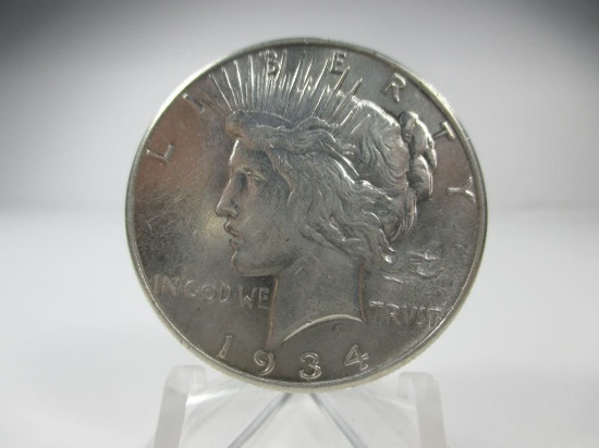 jr-61 Gem BU 1934 Peace Silver Dollar