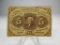 jr-48 1862 US Postal Currency 5 Cent fractional note. VF Condition on this rare item