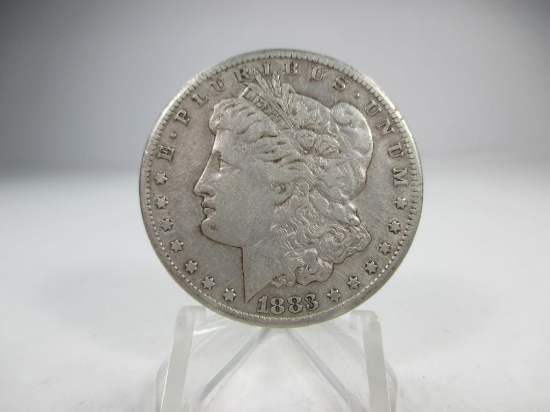v-19 VF 1883-CC Morgan Silver Dollar
