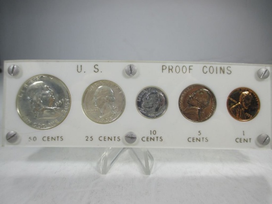 v-5 1959 US Silver Proof Set in Capitol Plastic holder. Extremely nice set.