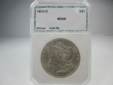 g-100 1902-0 Choice Brilliant Unc Morgan Silver Dollar