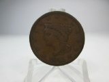 h-101 1843 US Copper Large Cent