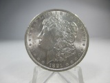 v-166 GEM BU 1891-P Morgan Silver Dollar