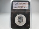 jr-54 2014-W Reverse Proof Kennedy Silver Half Dollar. RARE 50th Anniversary 1-1,000