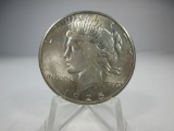 v-80 AU 1925-S Peace Silver Dollar