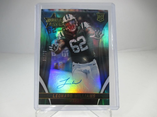 jr-40 2015 Panini Numbered 01/15 Limited Edition Autographed Rookie and Star Leonard Williams JETS