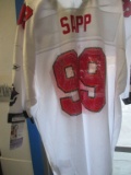 jr-110 Warren Sapp T.B. Buccaneers Autographed Jersey with JSA COA Great Condition