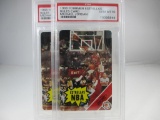 PSA GEM MT 10. 2X 1988 Fournier Estrellas Michael Jordan Rules Cards