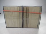 2x 1980-1990's Sports cards set in plastic boxes