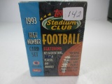 1993 Topps Stadium Club Football Card sealed box. High number card set