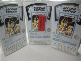 3x North Carolina Tar Heals ALL TIME GREATS Card Set. Collegiate Collection. ALL SEALED BOXES