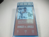 1995 Cal Ripkin Jr 2131 Consecutive Games Flyer in plastic sleeve