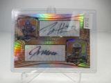 jr-65 2009 Bowman Sterling Rookies Percy Harvin and Jeremy Maclin Autographed Card.