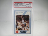 PSA GEM MT 10.  1989 North Carolina Michael Jordan #18 Collegiate Collection.