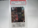 PSA GEM MT 10.  1989 North Carolina Michael Jordan #22 Collegiate Collection.