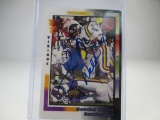 jr-89 1992 Herschel Walker Vikings RB Autographed Card with COA