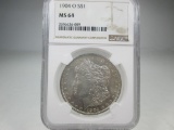g-119 1904-0 NGC MS-64 Morgan Silver Dollar