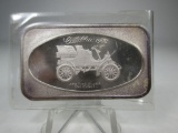 jr-145 RARE Vintage 1oz .999 Silver Bar 1903 Cadillac