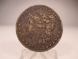 v-180 VG+ 1892-CC Morgan Silver Dollar KEY DATE