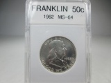 g-181 1962 GEM BU Franklin Half Dollar