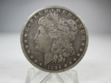 v-45 F 1894-S Morgan Silver Dollar. KEY DATE