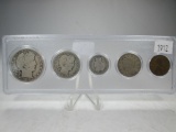 g-91 1912 US Type Coin set in plastic holder