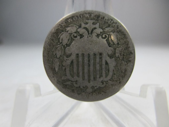 v-34 1868 US Shield Nickel