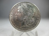 v-100 AU 1897-0 Morgan Silver Dollar. Better Date
