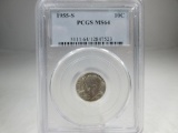h-130 1955-S Roosevelt Silver Dime