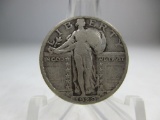 h-135 1929 Standing Liberty Silver Quarter