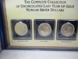 t-163 The Complete Uncirculated Last yr. of Morgan Dollars. 1921-P, 1921-S, 1921-D Morgan Dollars