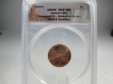 t-174 ANACS MS-67 RD Lincoln Cent Inaugural Ed. Formative Years