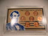 v-50 Complete BU set of 1982 Lincoln cents