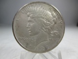 a-76 XF 1921 Peace Silver Dollar KEY DATE