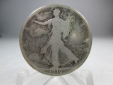 v-77 1916 Walking Liberty Silver Half Dollar
