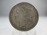 v-82 VF 1894-S Morgan Silver Dollar. KEY DATE