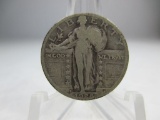 h-96 1928-D Standing Liberty Silver Quarter
