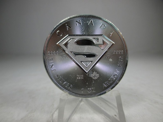 t-35 2016 Canada SUPERMAN 1oz .999 Silver Maple Leaf