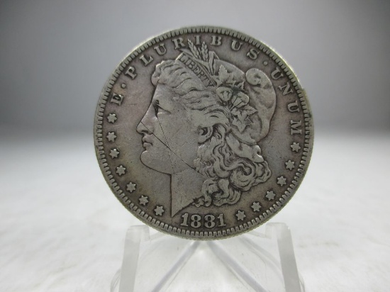 v-6 1881-S Morgan Silver Dollar