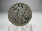 v-132 1917-S Obv. Mint Mark Walking Liberty Silver Half Dollar