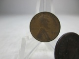 v-14 1867 Indian Head Cent and 1918 Lincoln Cent.